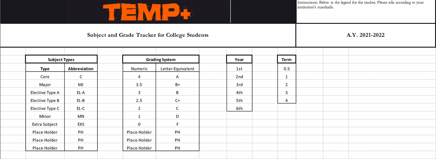 Subject Tracker